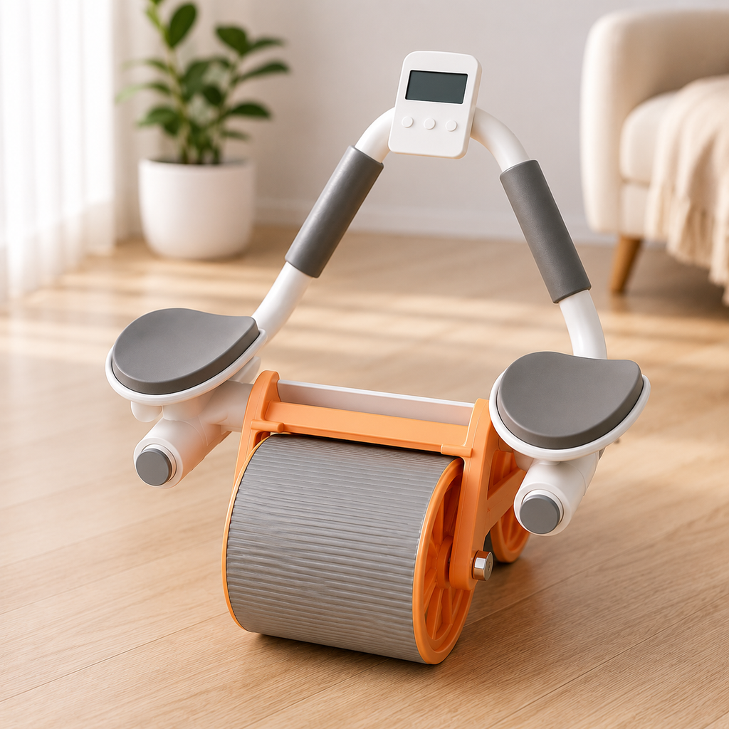 Rueda Abdominal Soporte Con Auto Rebote